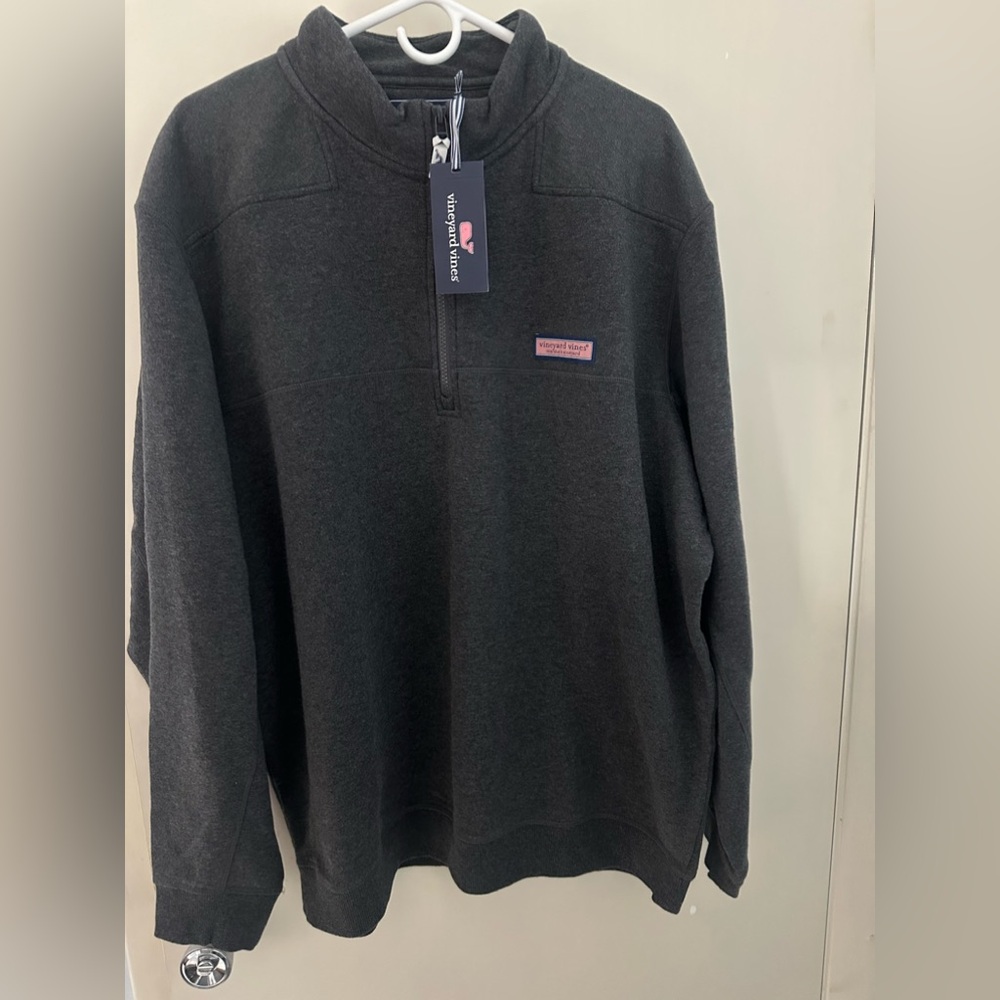 Vineyard Vines Men’s Quarter Zip Sherpa Pullover